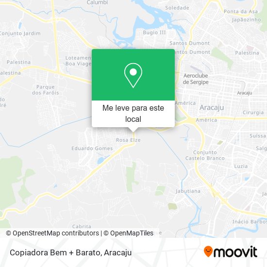 Copiadora Bem + Barato mapa