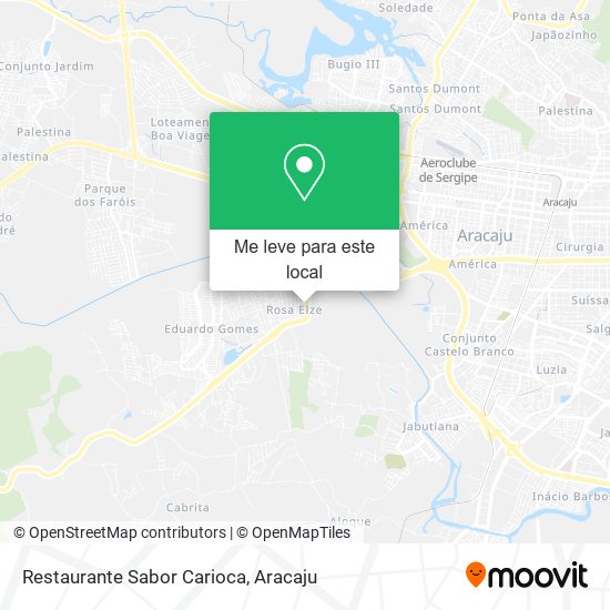 Restaurante Sabor Carioca mapa