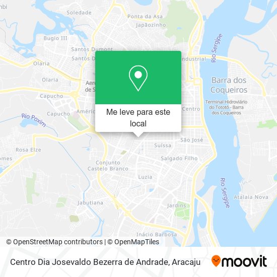 Centro Dia Josevaldo Bezerra de Andrade mapa