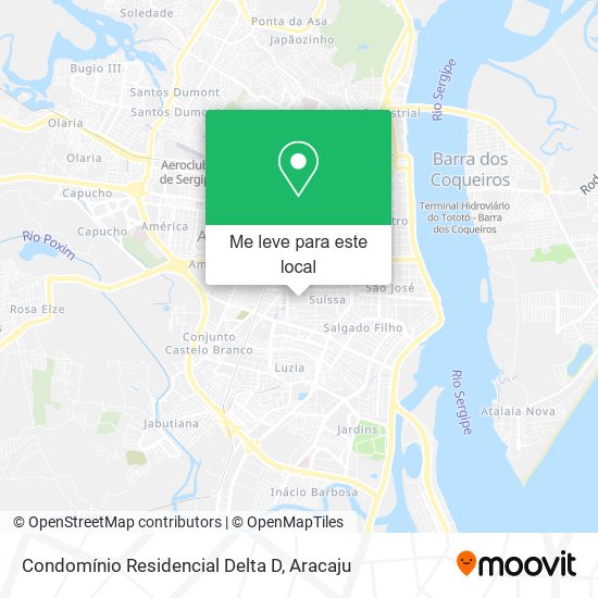 Condomínio Residencial Delta D mapa