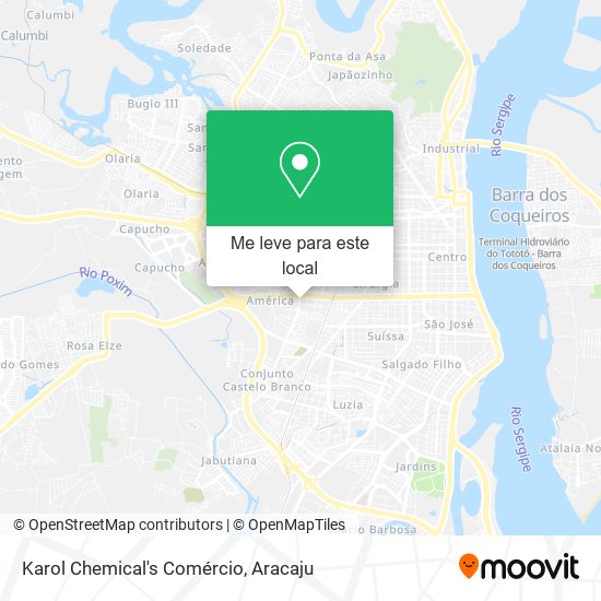 Karol Chemical's Comércio mapa