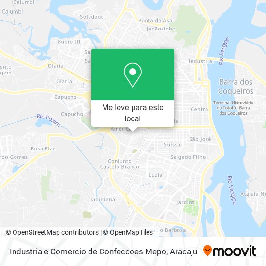 Industria e Comercio de Confeccoes Mepo mapa