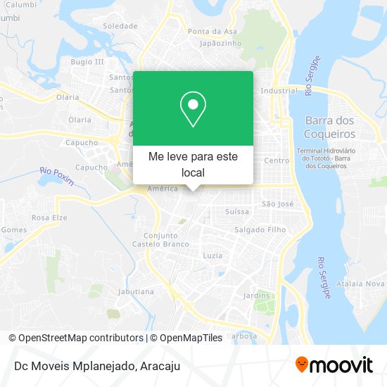 Dc Moveis Mplanejado mapa