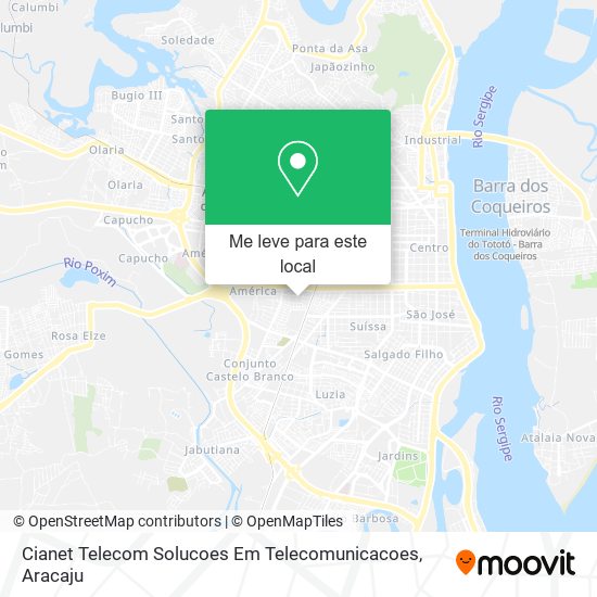 Cianet Telecom Solucoes Em Telecomunicacoes mapa