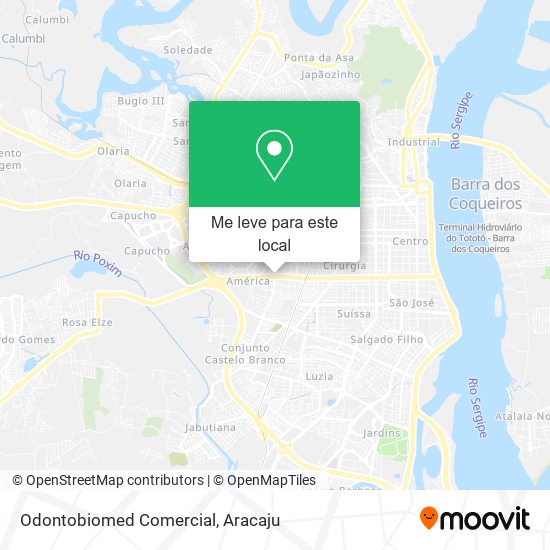 Odontobiomed Comercial mapa