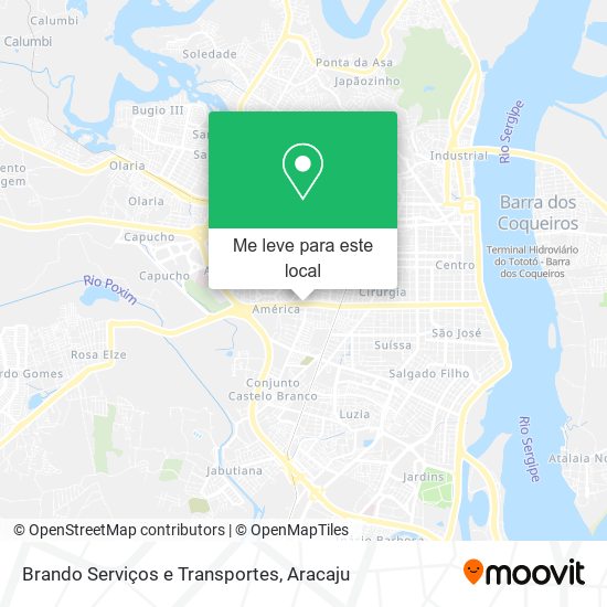 Brando Serviços e Transportes mapa