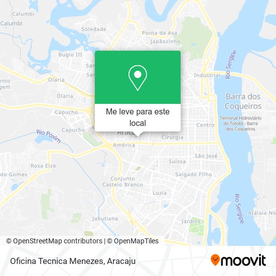 Oficina Tecnica Menezes mapa