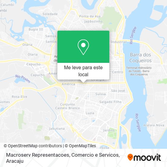 Macroserv Representacoes, Comercio e Servicos mapa