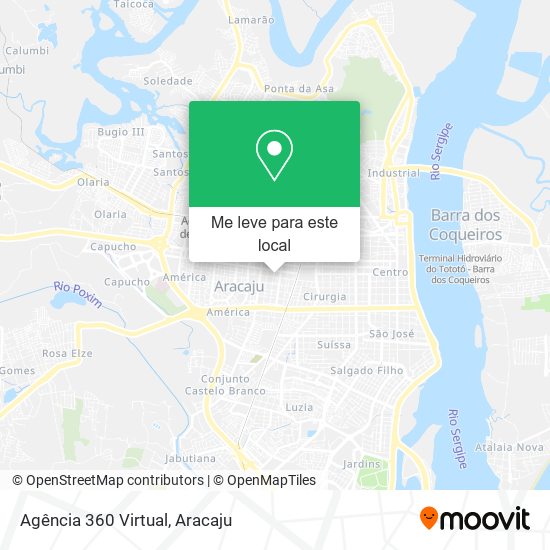 Agência 360 Virtual mapa