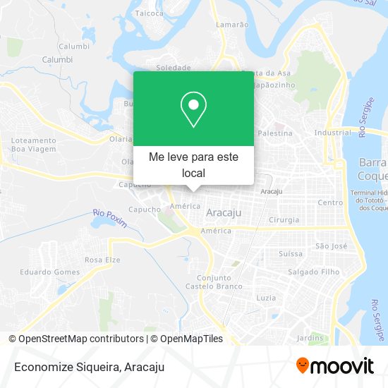 Economize Siqueira mapa