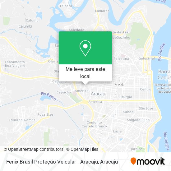 Fenix Brasil Proteção Veicular - Aracaju mapa