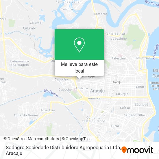 Sodagro Sociedade Distribuidora Agropecuaria Ltda mapa