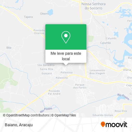 Baiano mapa