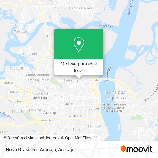 Nova Brasil Fm Aracaju mapa