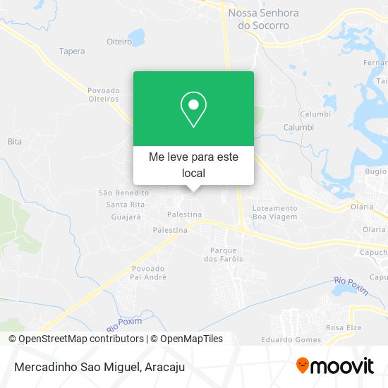 Mercadinho Sao Miguel mapa