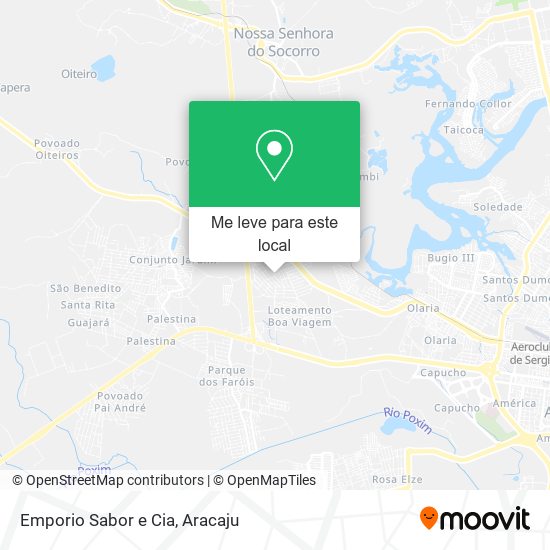 Emporio Sabor e Cia mapa