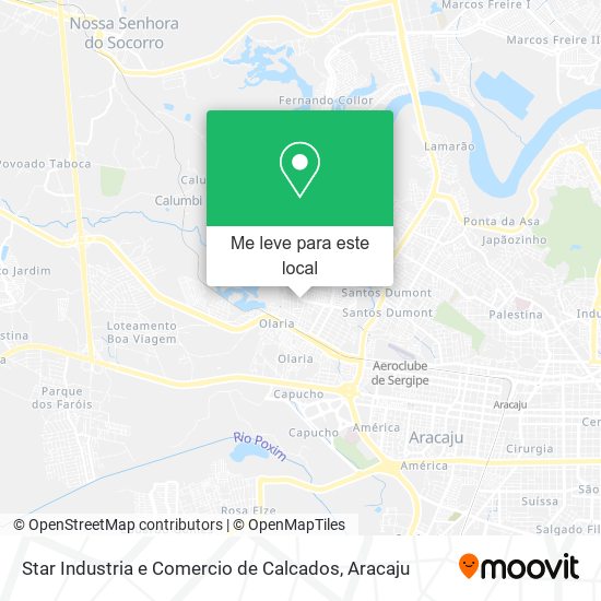 Star Industria e Comercio de Calcados mapa