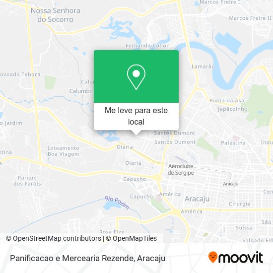 Panificacao e Mercearia Rezende mapa