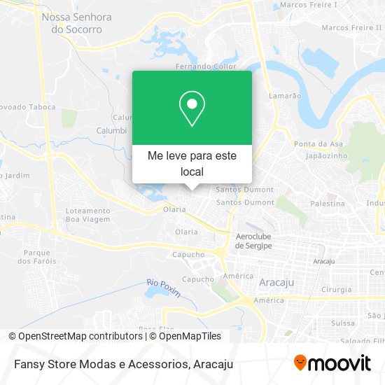 Fansy Store Modas e Acessorios mapa