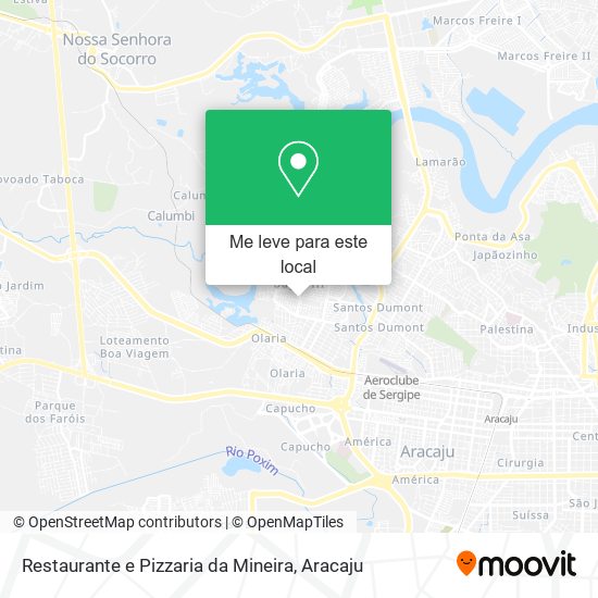 Restaurante e Pizzaria da Mineira mapa