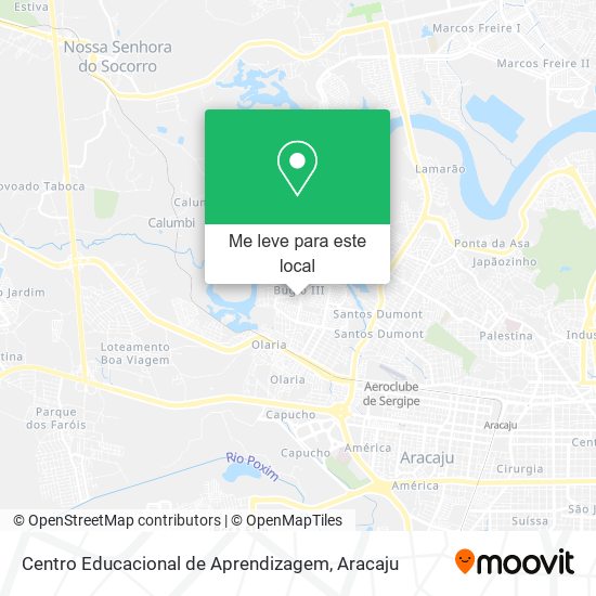 Centro Educacional de Aprendizagem mapa