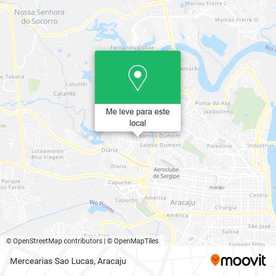 Mercearias Sao Lucas mapa