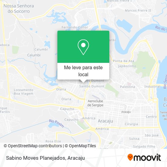 Sabino Moves Planejados mapa
