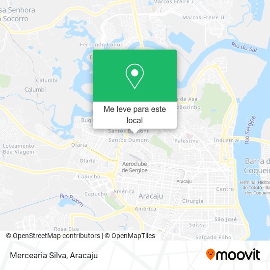 Mercearia Silva mapa