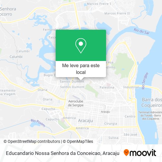 Educandario Nossa Senhora da Conceicao mapa