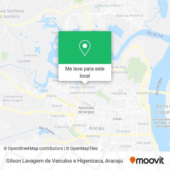 Gilson Lavagem de Veiculos e Higenizaca mapa