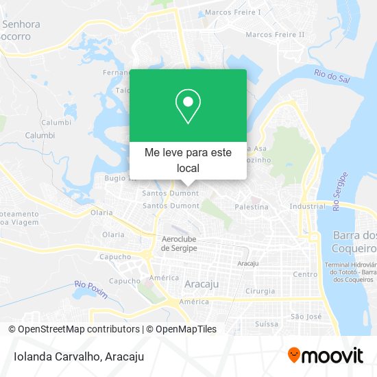 Iolanda Carvalho mapa