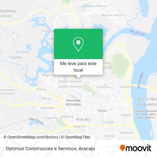 Optimus Construcoes e Servicos mapa