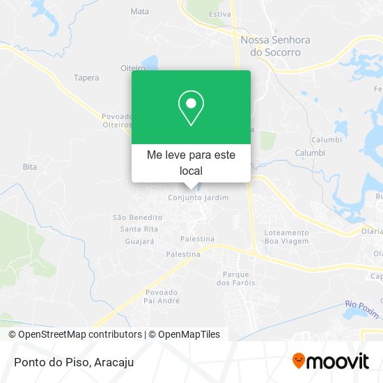 Ponto do Piso mapa