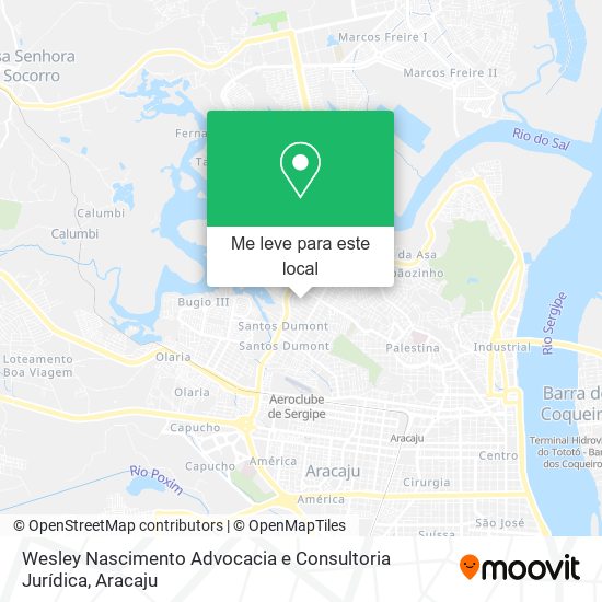 Wesley Nascimento Advocacia e Consultoria Jurídica mapa