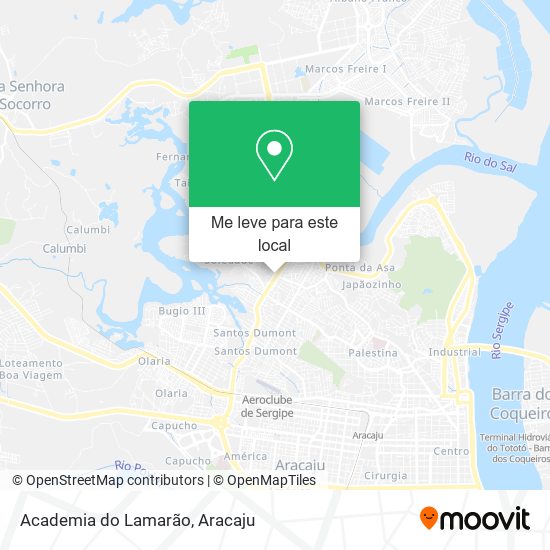 Academia do Lamarão mapa