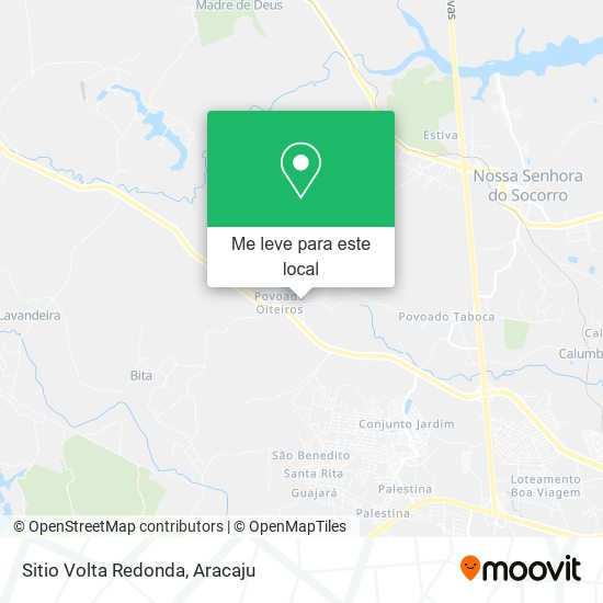 Sitio Volta Redonda mapa