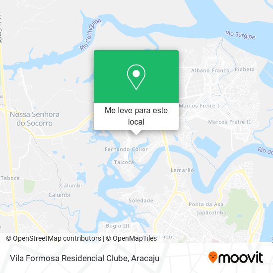 Vila Formosa Residencial Clube mapa