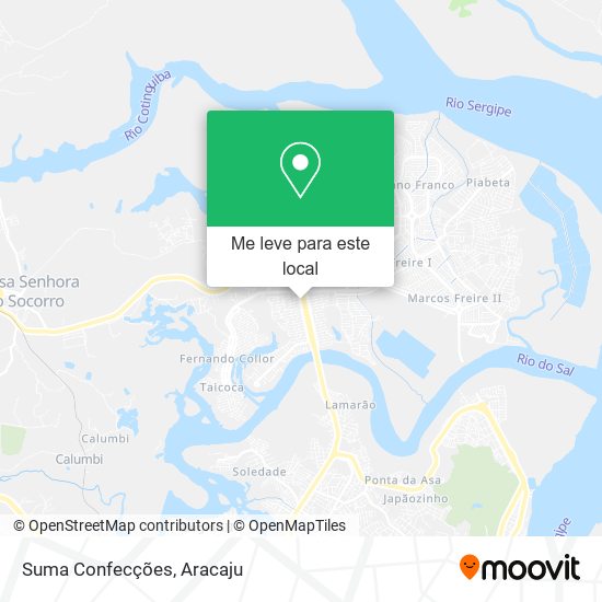 Suma Confecções mapa