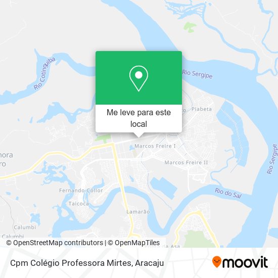 Cpm Colégio Professora Mirtes mapa