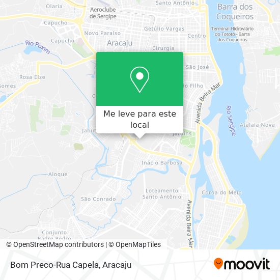 Bom Preco-Rua Capela mapa