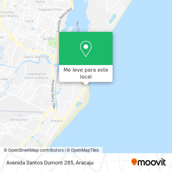 Avenida Santos Dumont 285 mapa