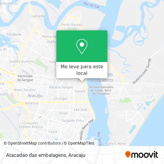 Atacadao das embalagens mapa