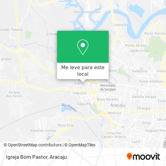 Igreja Bom Pastor mapa