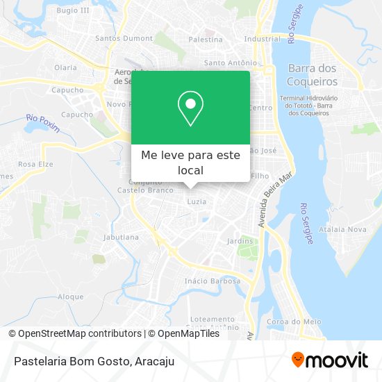Pastelaria Bom Gosto mapa