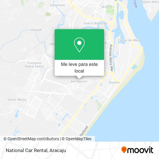 National Car Rental mapa