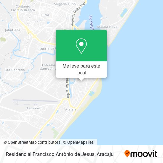 Residencial Francisco Antônio de Jesus mapa