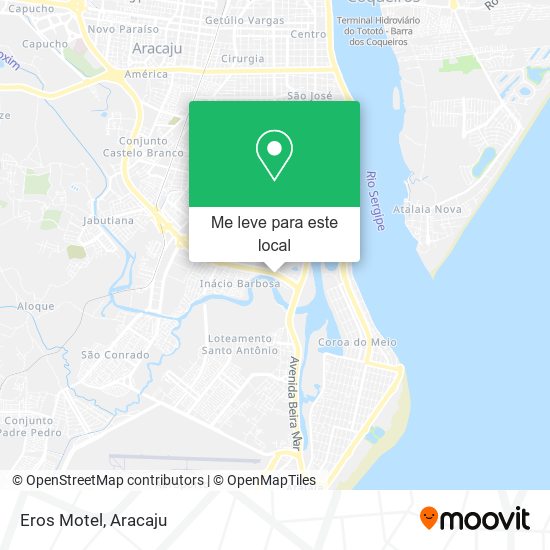 Eros Motel mapa