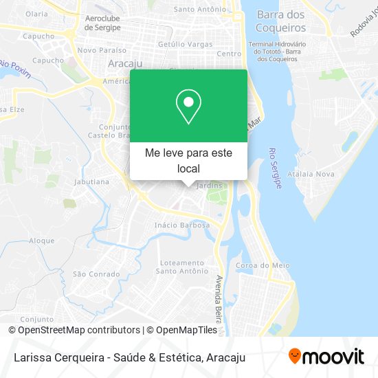 Larissa Cerqueira - Saúde & Estética mapa