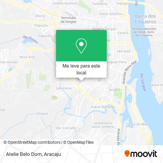 Atelie Belo Dom mapa