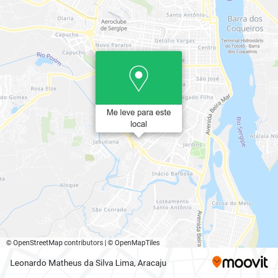 Leonardo Matheus da Silva Lima mapa